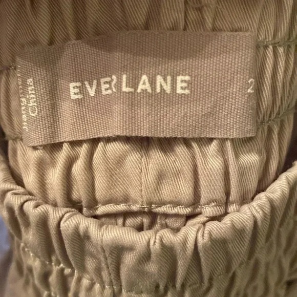 Everlane pants - khaki - pull on - elastic waist - size 2 - great condition - Picture 3 of 6